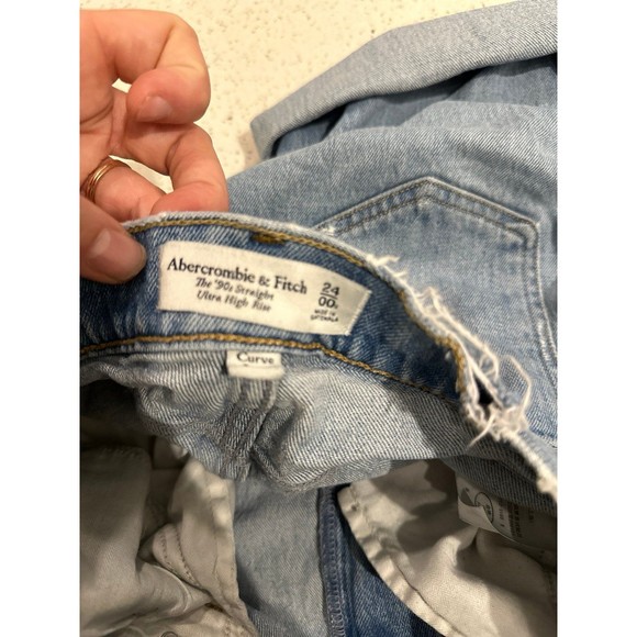 Abercrombie High Rise Jean shorts - Picture 4 of 5